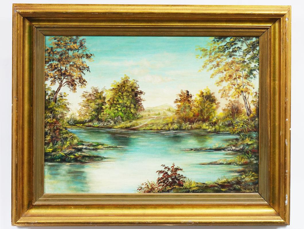 Landscape Oil on Canvas Signed Original